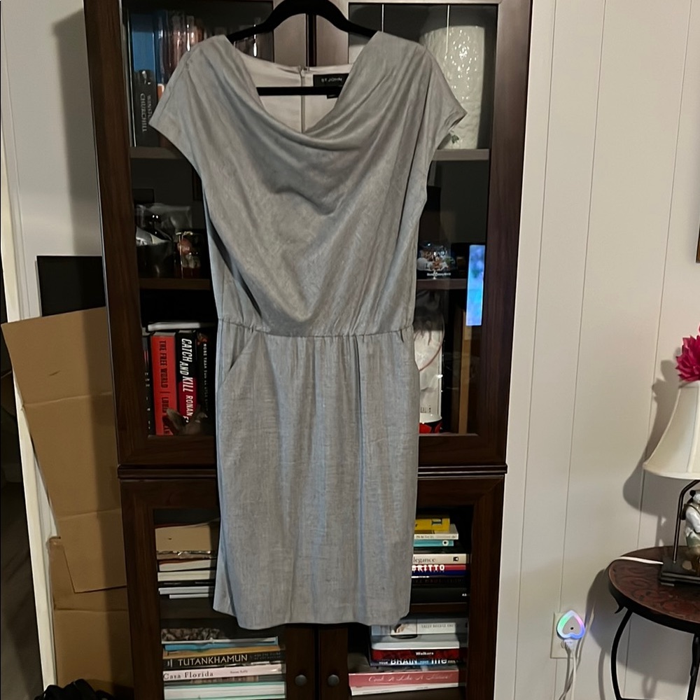 Elegant Gray Women's Dress